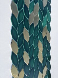 el yapımı yaprak seramik